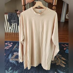 LA APPAREL Garment Dye Mockneck Dress